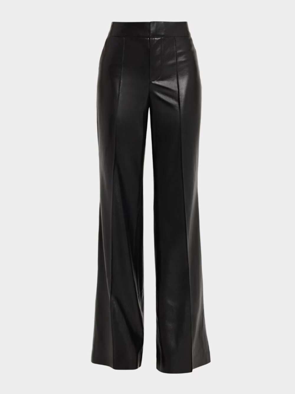 Alice & Olivia - Dylan Vegan Leather Wide-Leg Pants - Picture 2 of 3
